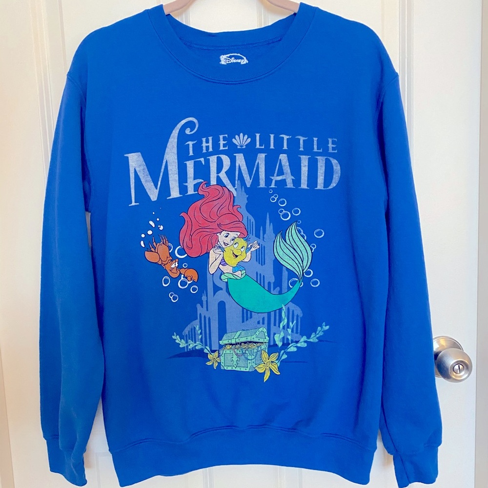 Disney The Little Mermaid Crew Neck Sweatshirt